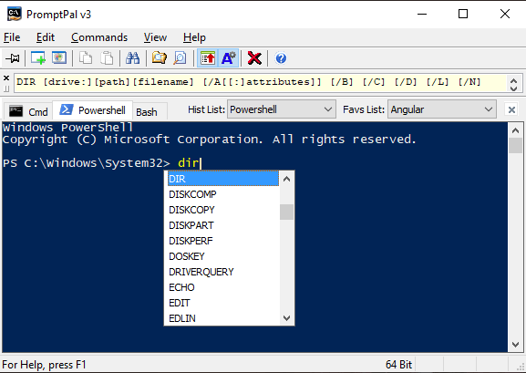 Tabbed Command Console For Windows 